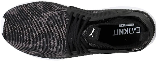 Shop (Women) Puma Tsugi Cage EvoKnit 'Grey Black' 365395-01