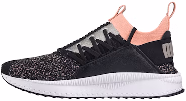 (Women) Puma Tsugi Jun Low Top Running Shoes 'Black White Pink' 367038-08 (Women) Puma Tsugi Jun Low Top Running Shoes 'Black White Pink' 367038-08