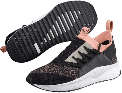 (W) プーマ Tsugi Jun ローカット ランニングシューズ (黒/白/ピンク) 367038-08 Shop (W) プーマ Tsugi Jun ローカット ランニングシューズ (黒/白/ピンク) 367038-08