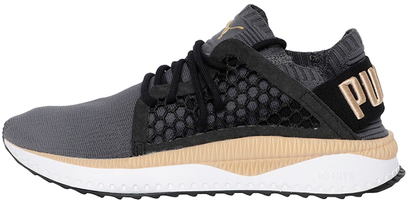 Puma Tsugi Netfit Evoknit 女款 黑灰金 低筒運動鞋 Buy Puma Tsugi Netfit Evoknit 女款 黑灰金 低筒運動鞋