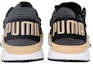 Shop Puma Tsugi Netfit Evoknit Low Kasut Lari Hitam/Kelabu/Emas 365108-10