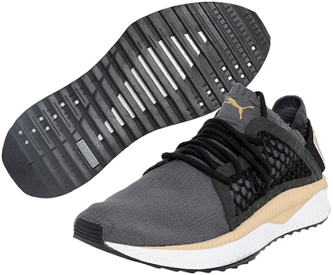 Puma Tsugi Netfit Evoknit 女款 黑灰金 低筒運動鞋 Purchase Puma Tsugi Netfit Evoknit 女款 黑灰金 低筒運動鞋