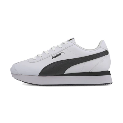 (W) Puma Turin-0 Stacked 'White Black'