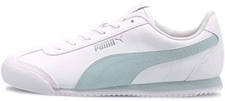 (Women) Puma Turino Leather White/Blue 368614-01 (Women) Puma Turino Leather White/Blue 368614-01
