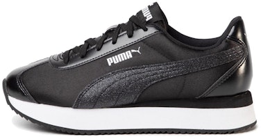 (Women) Puma Turino Stacked 'Black Glitter' 371944-04 (Women) Puma Turino Stacked 'Black Glitter' 371944-04