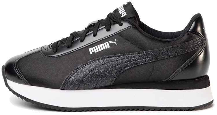 (Women) Puma Turino Stacked 'Black Glitter' 371944-04 Buy (Women) Puma Turino Stacked 'Black Glitter' 371944-04