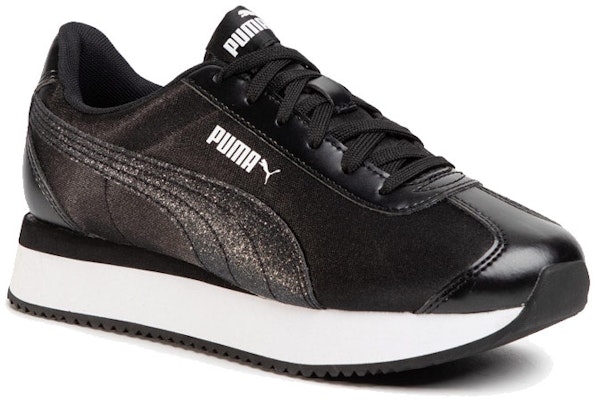 (Women) Puma Turino Stacked 'Black Glitter' 371944-04 Lookbook (Women) Puma Turino Stacked 'Black Glitter' 371944-04