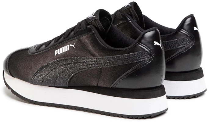 (W) Puma Turino Stacked ''Schwarzer Glitzer'' 371944-04 Shop (W) Puma Turino Stacked ''Schwarzer Glitzer'' 371944-04