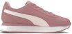 (W) Puma Turino Stacked Khaki/Pink Rendah Kasut Sneakers 371115-05