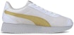 (W) Puma Turino Stacked Glitter Kasut Lari Rendah Putih/Emas 371944-06
