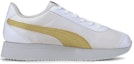 Order (W) Puma Turino Stacked Glitter Kasut Lari Rendah Putih/Emas 371944-06