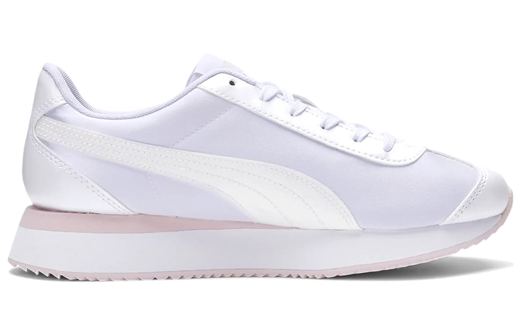 Order (W) Puma Turino Stacked Glitter Sneaker Weiß/Rosa Damen Laufschuhe 371944-02