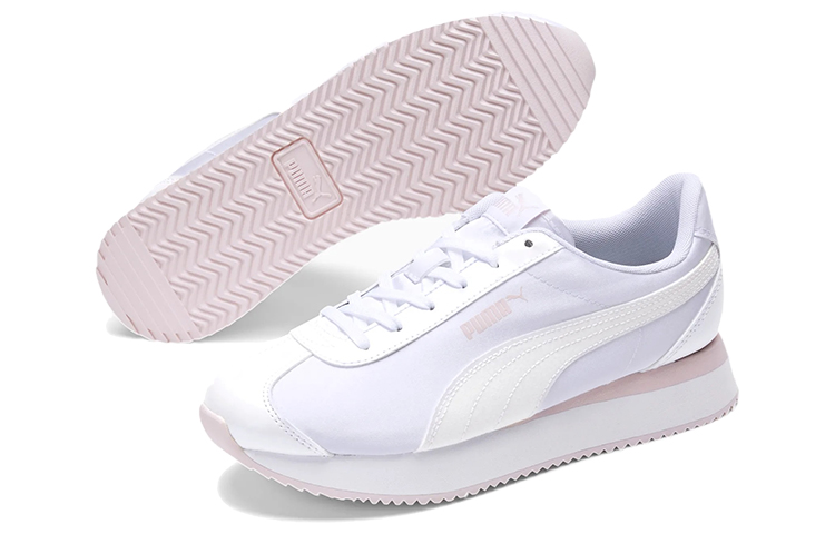 Purchase (W) Puma Turino Stacked Glitter Sneaker Weiß/Rosa Damen Laufschuhe 371944-02