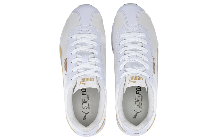 Lookbook (W) Puma Turino Stacked Glitter Damen Sneaker Weiß/Gold 371944-06