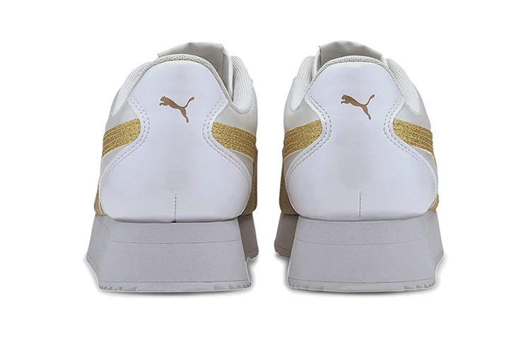 Shop (W) Puma Turino Stacked Glitter Damen Sneaker Weiß/Gold 371944-06