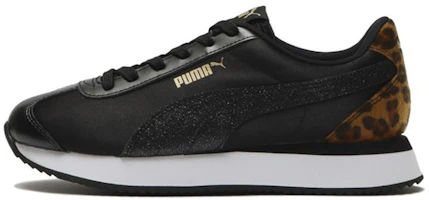 (Women) Puma Turino Stacked Leopard 'Black Comfort Low-top' 380217-01 (Women) Puma Turino Stacked Leopard 'Black Comfort Low-top' 380217-01