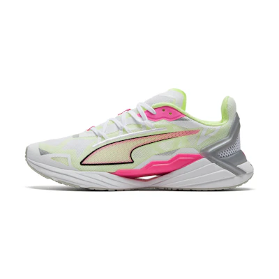 (W) Puma UltraRide 'White Luminous Yellow'
