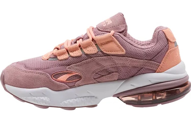 Buy (W) Zapatillas Bajas Unisex Puma Rosa con Logo, Estilo Urbano y Piel Sintética. 370741-07