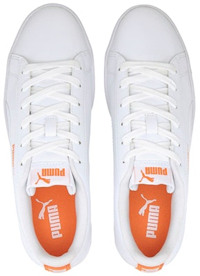 PUMA UP 休閒 低筒 板鞋 女款 白橙 Lookbook PUMA UP 休閒 低筒 板鞋 女款 白橙