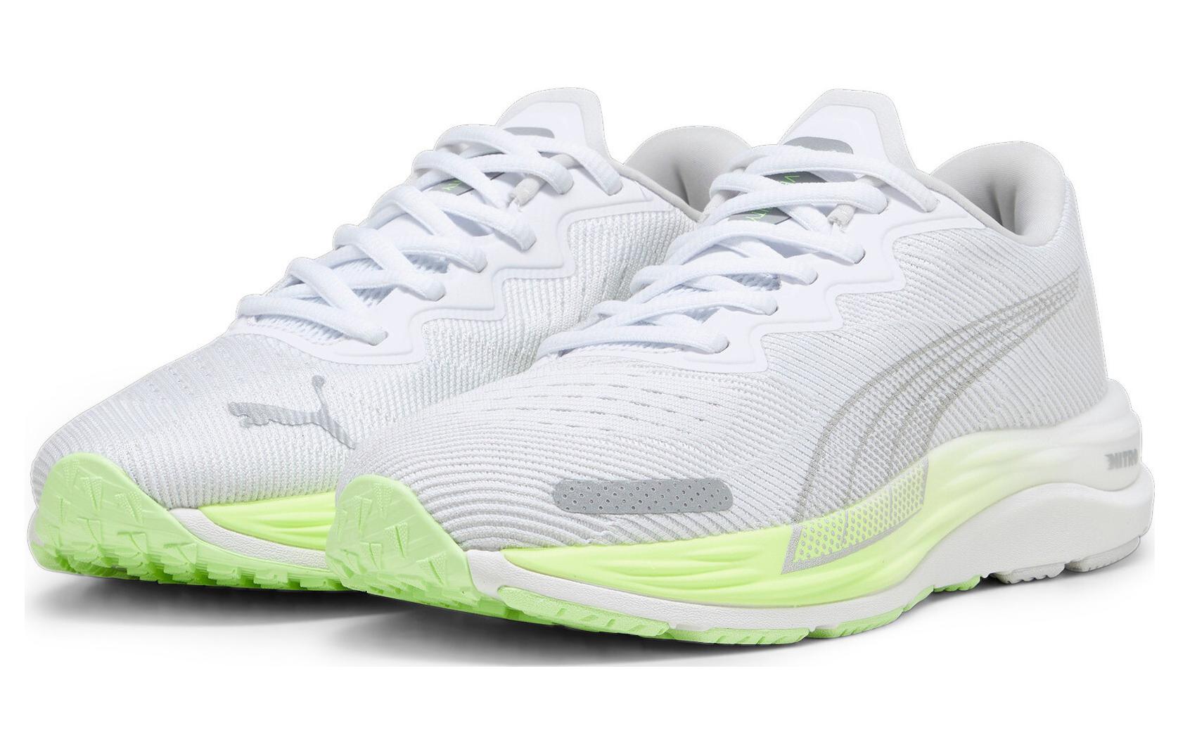 Lookbook PUMA Velocity Nitro 2 減震防滑 低幫 跑步鞋 女款 白綠色