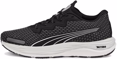 (Women) Puma Velocity Nitro 2 Wtr 'Black White' 376918-01 (Women) Puma Velocity Nitro 2 Wtr 'Black White' 376918-01