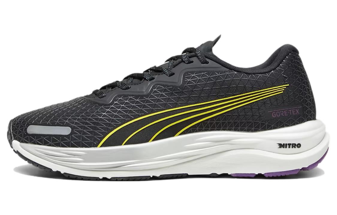 (Women) Puma Velocity Nitro 2 GORE-TEX 'Black Yellow Burst'  377508-04