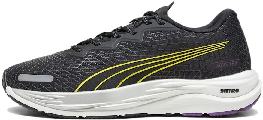 (Women) Puma Velocity Nitro 2 GORE-TEX 'Black Yellow Burst' 377508-04 Buy (Women) Puma Velocity Nitro 2 GORE-TEX 'Black Yellow Burst' 377508-04