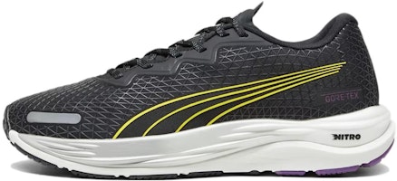 (Women) Puma Velocity Nitro 2 GORE-TEX 'Black Yellow Burst' 377508-04 (Women) Puma Velocity Nitro 2 GORE-TEX 'Black Yellow Burst' 377508-04