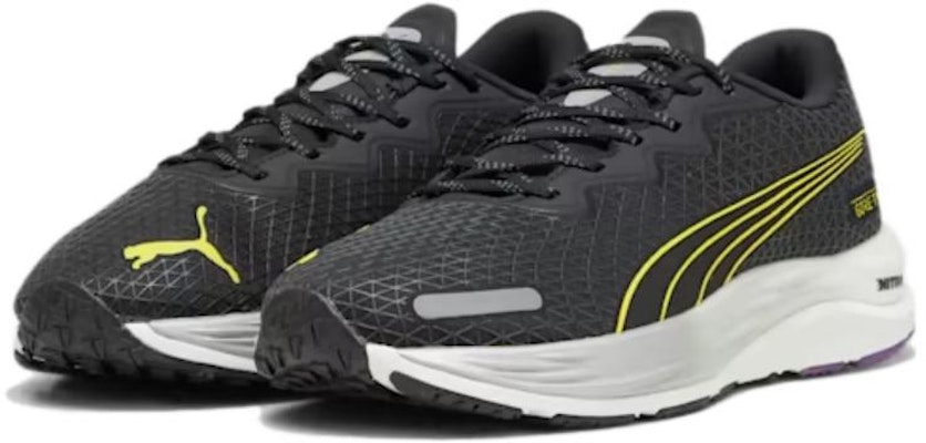 (W) Puma Velocity Nitro 2 GORE-TEX 'Negro Amarillo Burst' 377508-04 Lookbook (W) Puma Velocity Nitro 2 GORE-TEX 'Negro Amarillo Burst' 377508-04