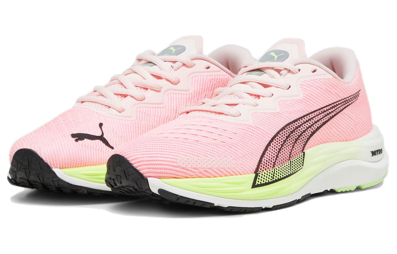 Lookbook (W) 彪马Velocity Nitro 2粉白色跑鞋 376262-20