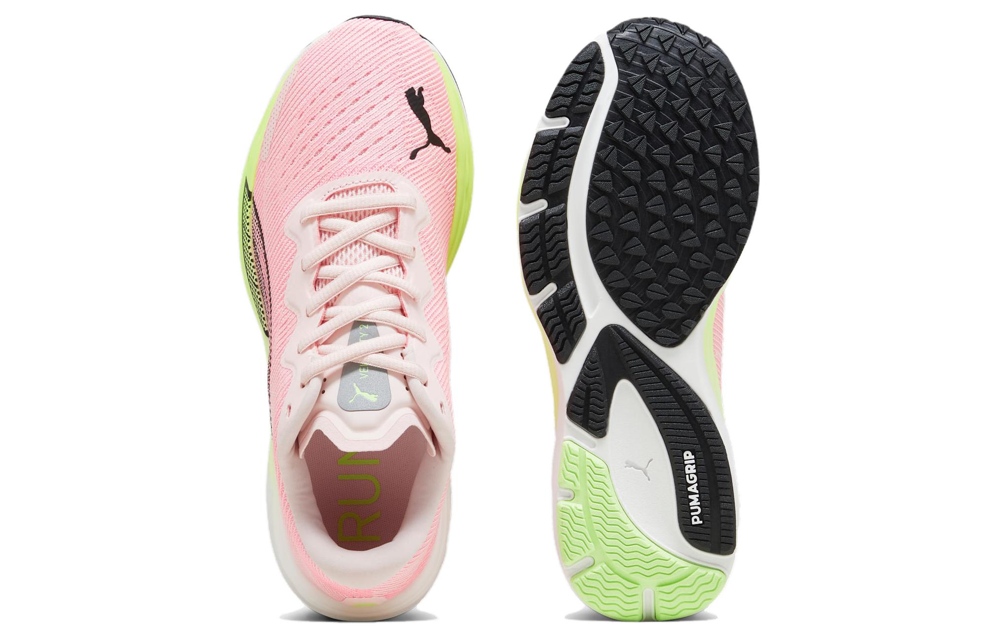 Shop (W) 彪马Velocity Nitro 2粉白色跑鞋 376262-20