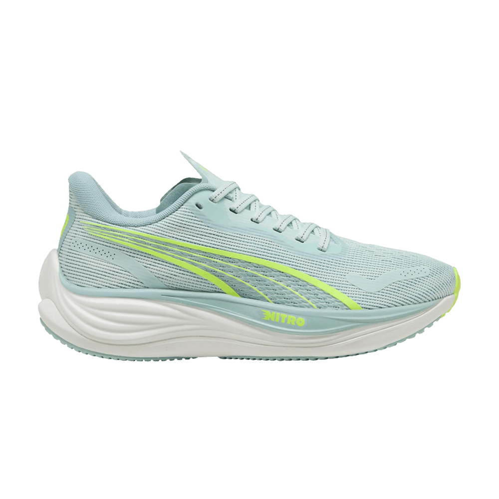 (Women) Puma Velocity Nitro 3 'Peaceful Blue Yellow Alert' 377749-26