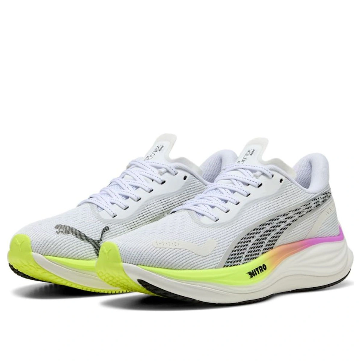 (Women) Puma Velocity Nitro 3 'White Pure Magenta'