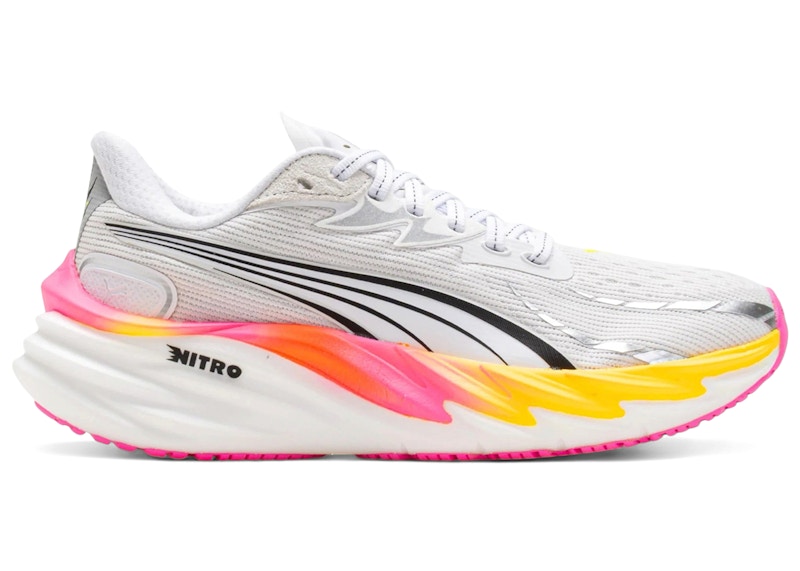 (Women) Puma Velocity Nitro 4 'White Glowing Red Poison Pink' 311141-18