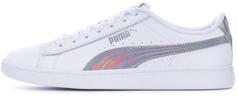 (Women) Puma Vikky Low 'White Silver' 381346-01 (Women) Puma Vikky Low 'White Silver' 381346-01