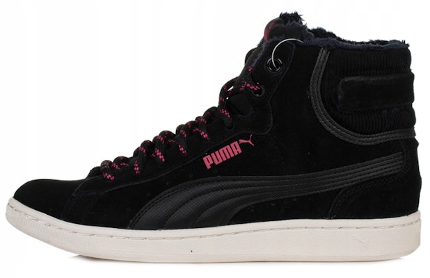 (Women) Puma Vikky Mid 'Black Pink' 363729-02 Buy (Women) Puma Vikky Mid 'Black Pink' 363729-02