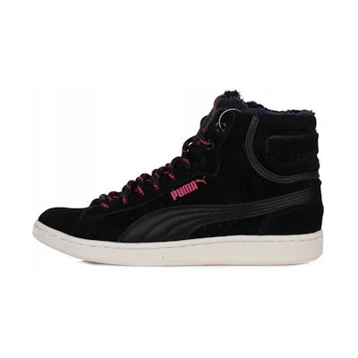 (W) Puma Vikky Mid 'Black Pink'