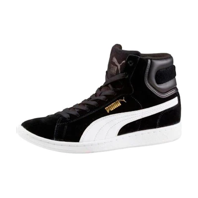 (W) Puma Vikky Mid 'Black White'