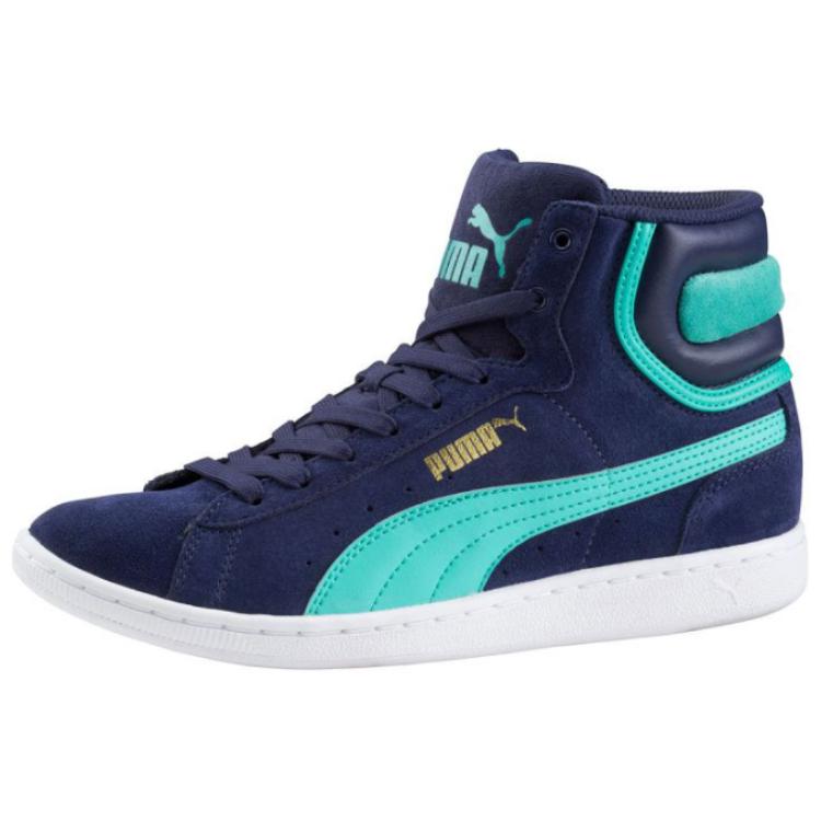 (Women) Puma Vikky Mid 'Navy White' 356716-03