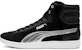(W) 푸마 비키 미드 코듀로이 블랙 화이트 (Puma Vikky Mid Corduroy Black White) 366813-01