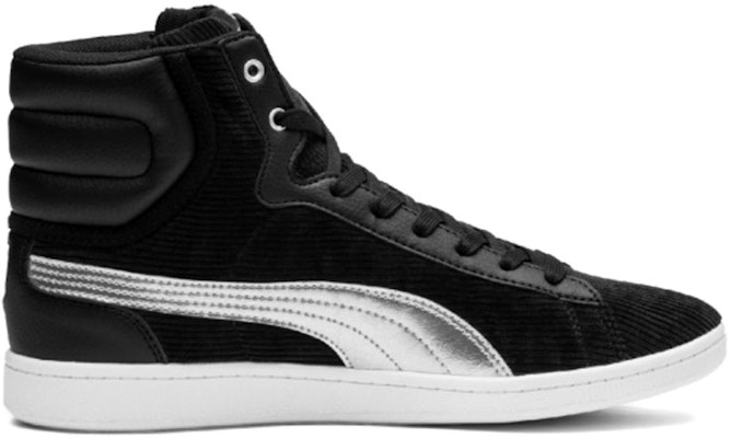 (Women) Puma Vikky Mid Cord 'Black White' 366813-01 Order (Women) Puma Vikky Mid Cord 'Black White' 366813-01