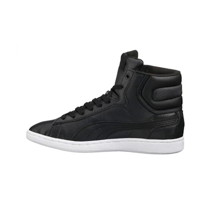 (W) Puma Vikky Mid Deboss 'Black Mid-Top Casual'