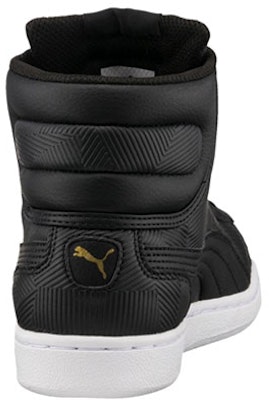 (Women) Puma Vikky Mid Deboss 'Black Mid-Top Casual' 363612-02 Purchase (Women) Puma Vikky Mid Deboss 'Black Mid-Top Casual' 363612-02