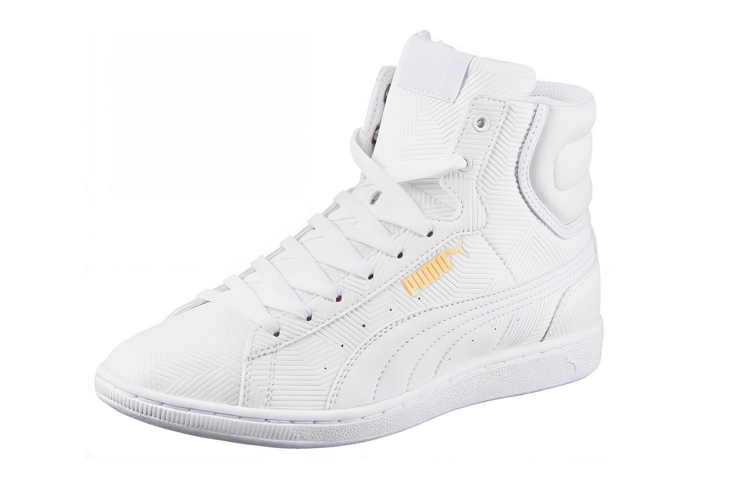 (Women) Puma Vikky Mid Deboss 'White' 363612-01