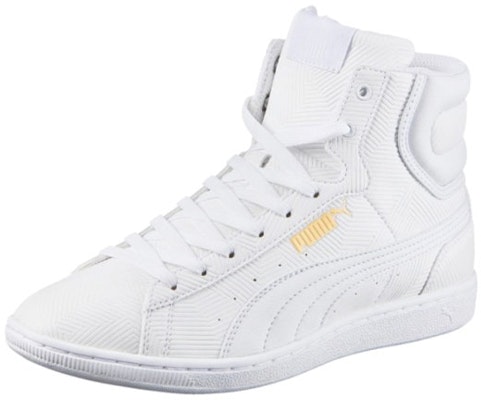 (Women) Puma Vikky Mid Deboss 'White' 363612-01 Lookbook (Women) Puma Vikky Mid Deboss 'White' 363612-01
