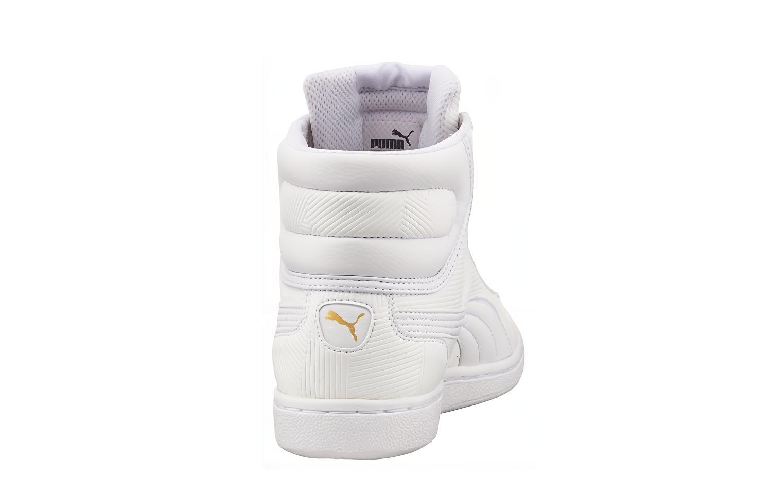 Shop (W) Puma Vikky Mid Deboss "Blanc" 363612-01