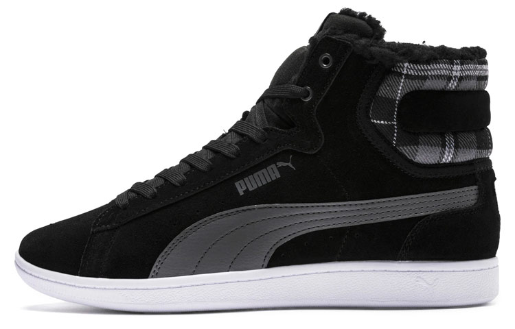 (Women) Puma Vikky Mid Fur 'Black Fleece' 366808-01