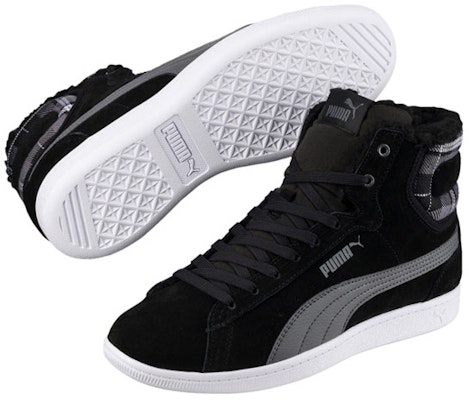 (Women) Puma Vikky Mid Fur 'Black Fleece' 366808-01 Lookbook (Women) Puma Vikky Mid Fur 'Black Fleece' 366808-01