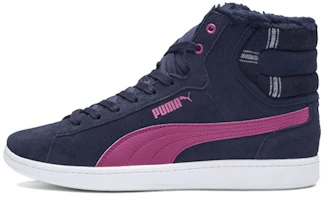 (Women) Puma Vikky Mid Fur 'Deep Navy Fleece' 366808-02 (Women) Puma Vikky Mid Fur 'Deep Navy Fleece' 366808-02