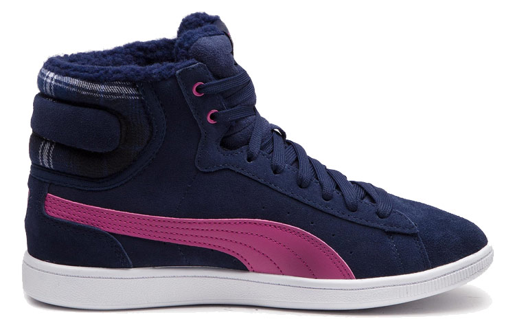 Order (W) Puma Vikky Mid Bulu 'Fleece Navy Gelap' 366808-02
